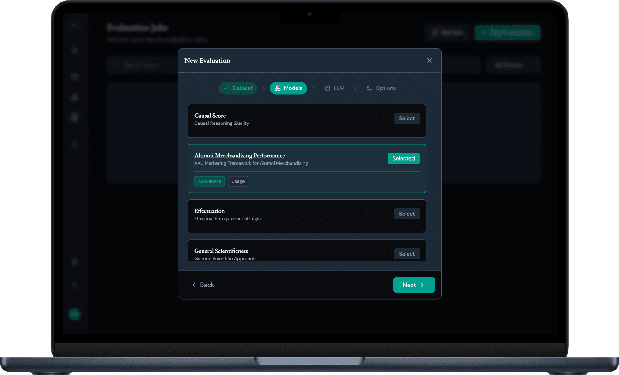 Evaluation Ground interface
